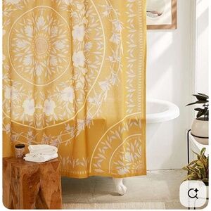 urban outfitters  Iris Sketched Floral shower curtain